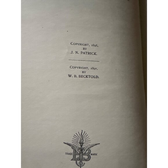 Higher English By J.N. Patrick 1896 Hardcover Grammar Book With Preface & Lesson - Picture 3 of 15